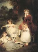 LAWRENCE, Sir Thomas The Children of John Angerstein John Julius William (1801-1866)Caroline Amelia (b.1879)Elizabeth Julia and Henry Frederic (mk05) painting